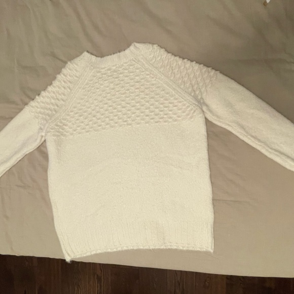 Topshop Ivory Bobble Knitted Sweater, US 8-10/M-L - Picture 8 of 11